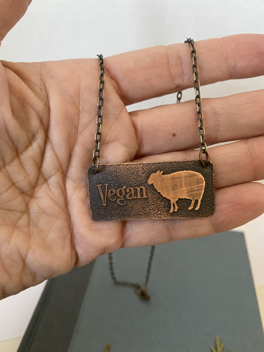 Vegan Sheep Necklace
