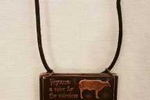Vegan Cow Necklace
