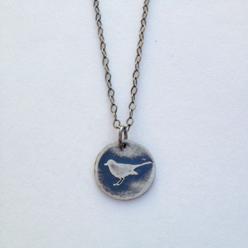 Little Bird Pendant - Vegan/Animal Rights Inspired